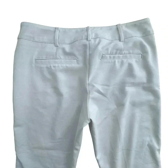 New York and Company Women's Size 6 White 3 quarter Capri Pants business causal - Picture 5 of 11